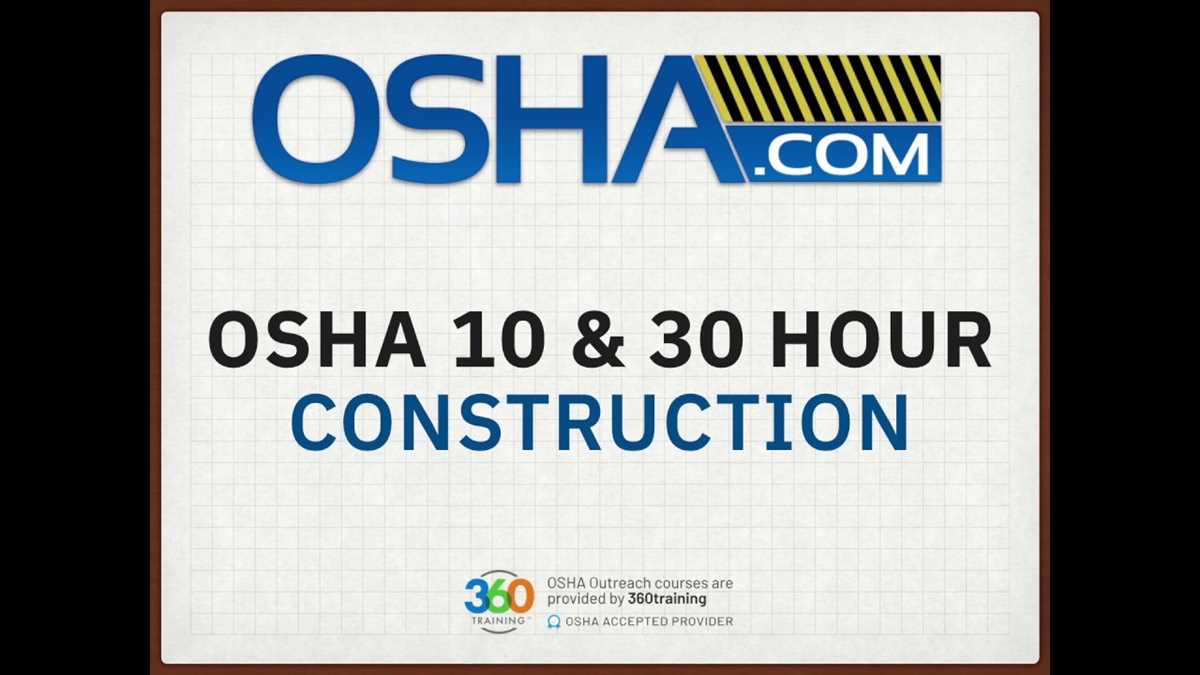 How Long Does Osha 30 Hour Training Take?
