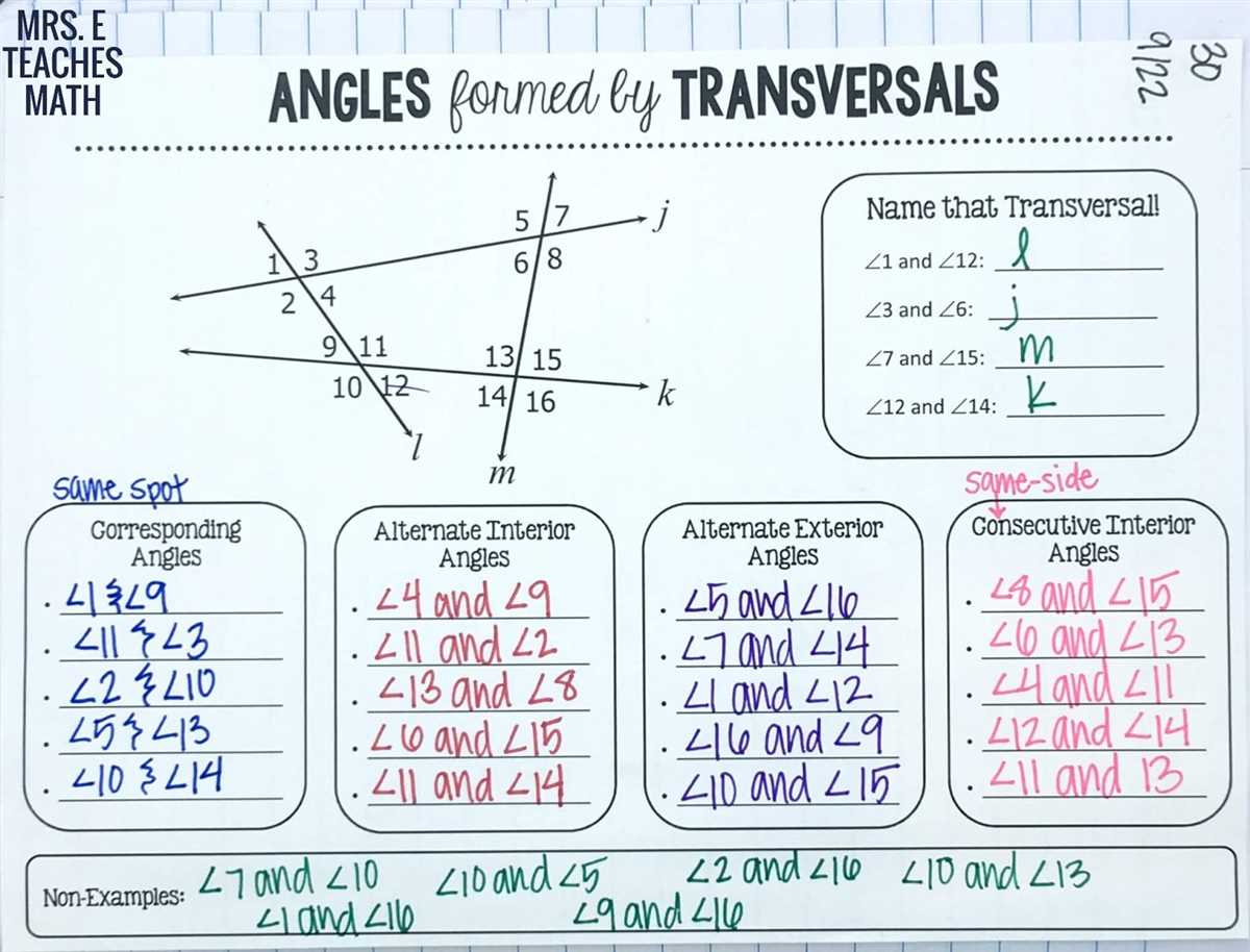 Understanding Parallel Lines and Transversals