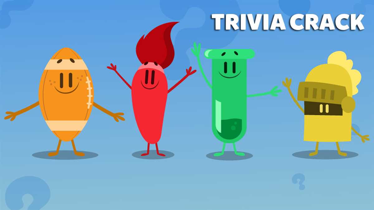 What are the different categories in Trivia Crack?
