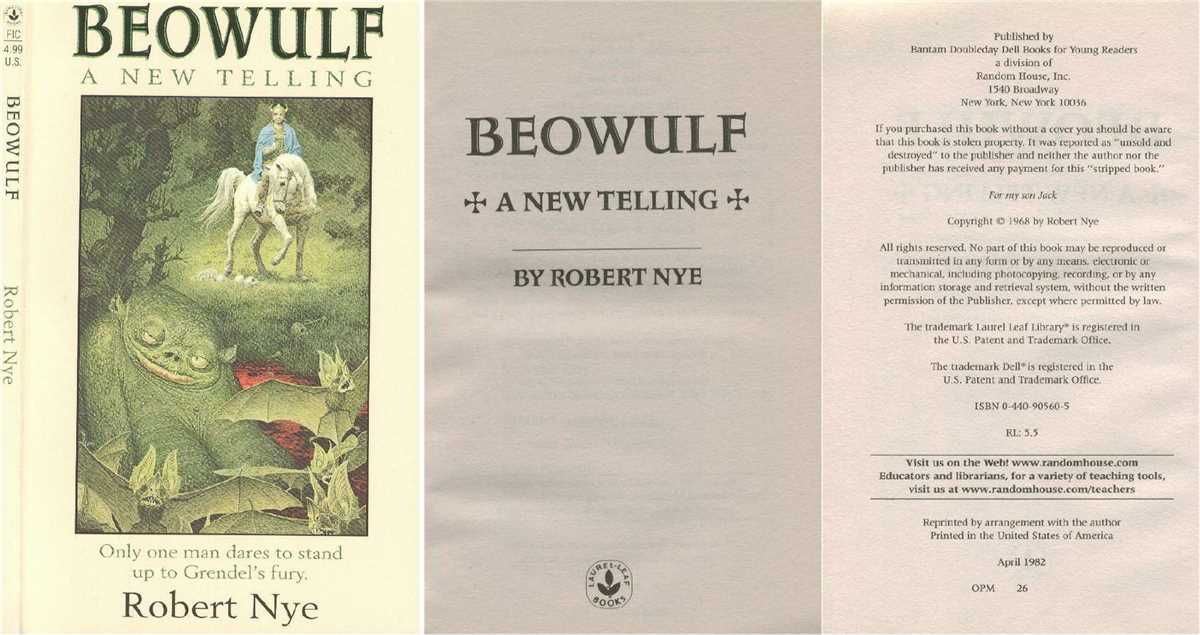 Beowulf reading guide answers