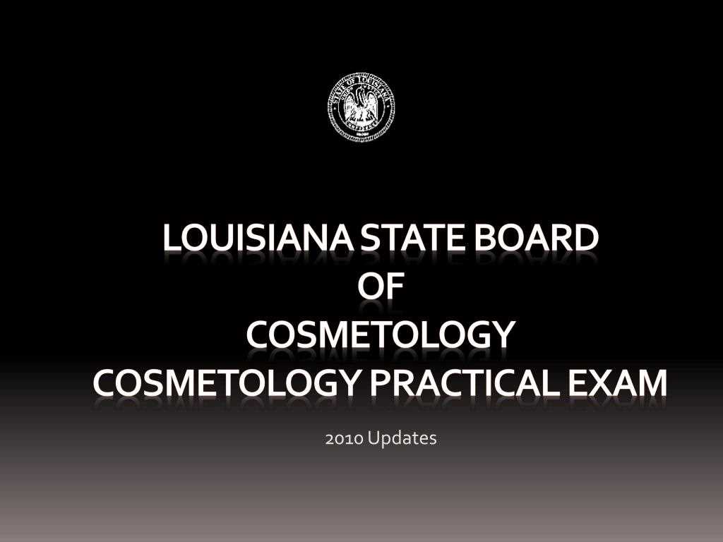 Cosmetology Practice Exam Formats