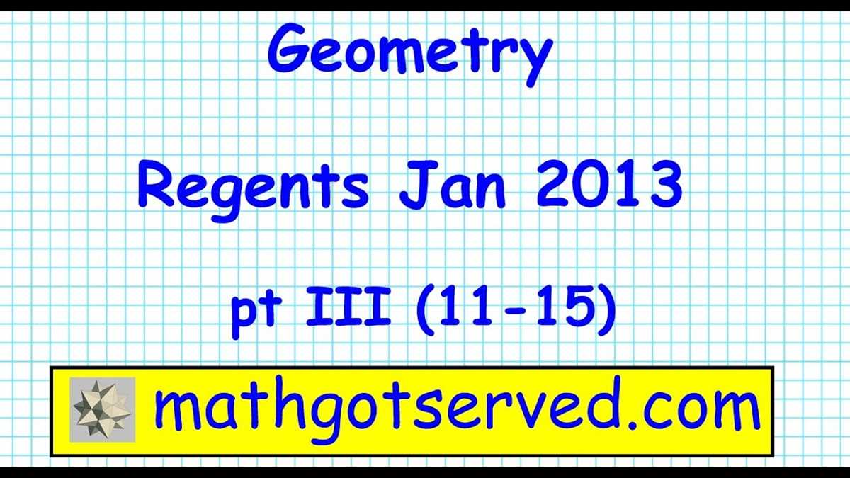 Cracking the Code January 2023 Geometry Regents Answers Revealed