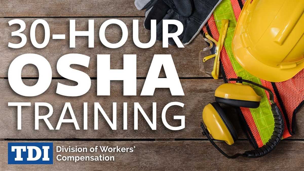 Why is OSHA 30 Hour Training Important?