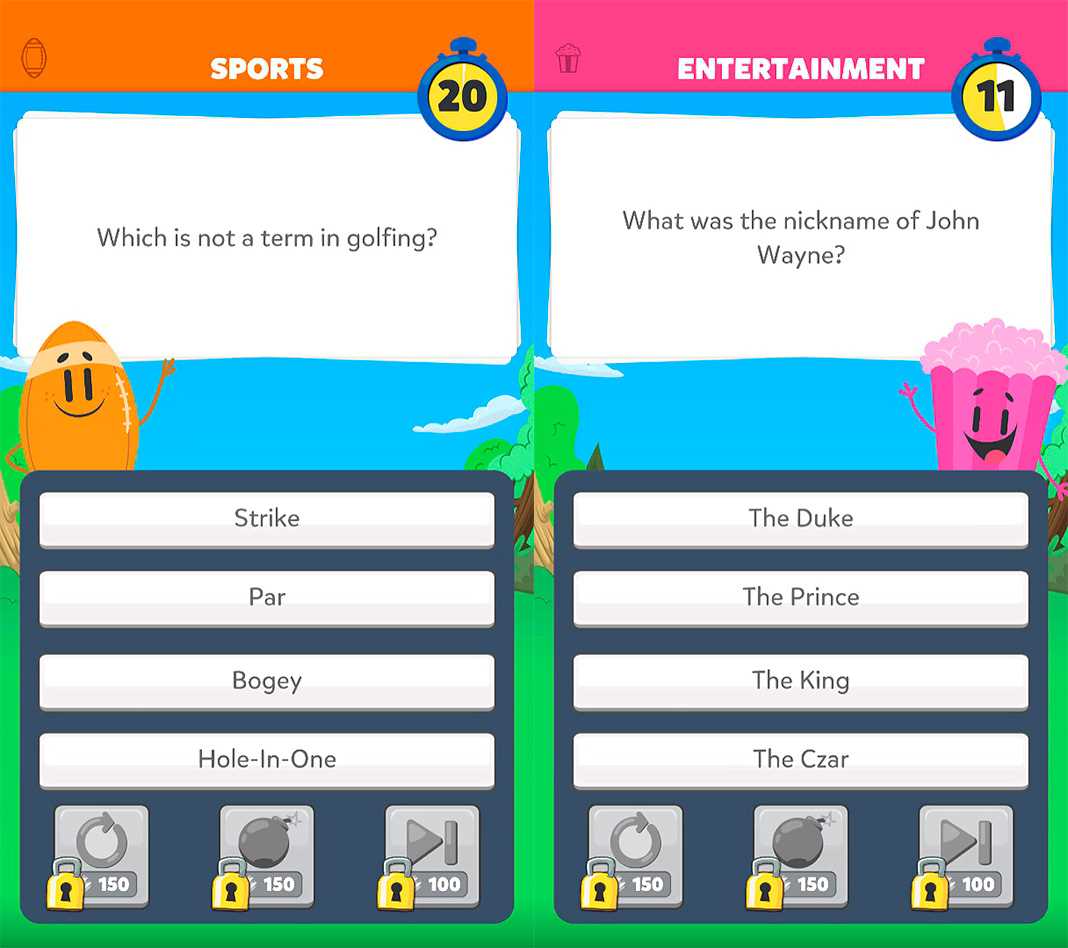 Trivia crack questions and answers list